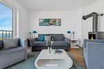 Wohnzimmer - Ferienwohnung Sea Bay Olpenitz - Top-Hundeurlaub