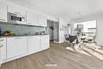 Küche / Küchenzeile - Ferienwohnung Sea Bay Olpenitz - Top-Hundeurlaub