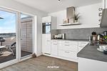 Küche / Küchenzeile - Ferienwohnung Sea Bay Olpenitz - Top-Hundeurlaub