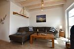 Wohnzimmer - Ferienhaus Nordseeresort 83 Huus Wattkieker Büsum - Top-Hundeurlaub