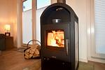 Kamin-/Ofen - Ferienhaus Nordseeresort 83 Huus Wattkieker Büsum - Top-Hundeurlaub