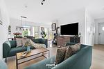 Wohnzimmer - Ferienwohnung Nordseeresort 10a Fine Büsum - Top-Hundeurlaub