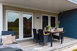 Terrasse - Ferienwohnung Nordseeresort 10a Fine Büsum - Top-Hundeurlaub