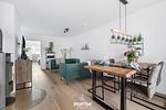 Wohnzimmer - Ferienwohnung Nordseeresort 10a Fine Büsum - Top-Hundeurlaub