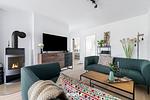 Wohnzimmer - Ferienwohnung Nordseeresort 10a Fine Büsum - Top-Hundeurlaub