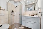Badezimmer - Ferienhaus Strandmuschel Marina Wendtorf - Top-Hundeurlaub