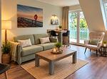 Wohnzimmer - Ferienwohnung Fördebeach Solitüde - Top-Hundeurlaub