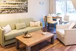 Wohnzimmer - Ferienwohnung FÖRDEBEACH Solitüde - Top-Hundeurlaub