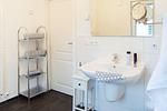 Badezimmer - Ferienwohnung FÖRDEBEACH Solitüde - Top-Hundeurlaub