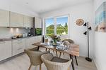 Küche / Küchenzeile - Ferienhaus Strandhaus Glücksburg - Top-Hundeurlaub