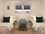 Schlafzimmer - Ferienhaus Strandhaus Glücksburg - Top-Hundeurlaub
