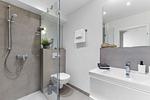 Badezimmer - Ferienhaus Strandhaus Glücksburg - Top-Hundeurlaub