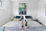 Schlafzimmer - Ferienhaus Strandhaus Glücksburg - Top-Hundeurlaub