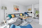 Wohnzimmer - Ferienhaus Strandhaus Glücksburg - Top-Hundeurlaub