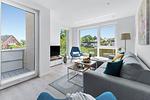 Wohnzimmer - Ferienhaus Strandhaus Glücksburg - Top-Hundeurlaub