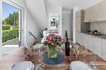 Küche / Küchenzeile - Ferienhaus Strandhaus Glücksburg - Top-Hundeurlaub