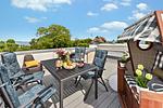 Terrasse - Ferienhaus Strandhaus Glücksburg - Top-Hundeurlaub