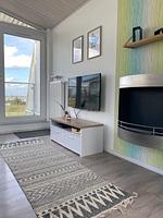 Wohnzimmer - Ferienhaus Kleine Auszeit Marina Wendtorf - Top-Hundeurlaub
