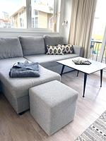 Wohnzimmer - Ferienhaus Kleine Auszeit Marina Wendtorf - Top-Hundeurlaub