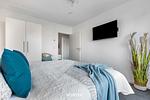 Schlafzimmer - Ferienwohnung Nordseeresort 12a Krabbenkoje Büsum - Top-Hundeurlaub