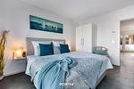 Schlafzimmer - Ferienwohnung Nordseeresort 12a Krabbenkoje Büsum - Top-Hundeurlaub