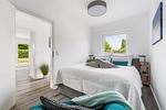 Schlafzimmer - Ferienwohnung Lütte Deern Glücksburg - Top-Hundeurlaub