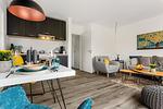 Wohnzimmer - Ferienwohnung Lütte Deern Glücksburg - Top-Hundeurlaub