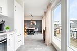 Wohnzimmer - Ferienwohnung Nordseeresort 12b Zweite Heimat Büsum - Top-Hundeurlaub