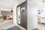 Wohnzimmer - Ferienwohnung Nordseeresort 12b Zweite Heimat Büsum - Top-Hundeurlaub