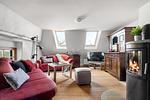 Wohnzimmer - Ferienwohnung Ostseedomizil II Steinberg - Top-Hundeurlaub