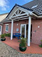 Fassade / Eingang - Ferienwohnung Ostseehuus Apartment I Steinbergkirche - Top-Hundeurlaub