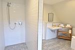 Badezimmer - Ferienhaus Hyggeby Steinbergkirche - Top-Hundeurlaub