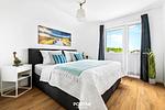 Schlafzimmer - Ferienwohnung Nordseeresort20b Perle Büsum - Top-Hundeurlaub
