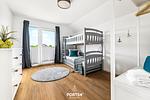 Schlafzimmer - Ferienwohnung Nordseeresort20b Perle Büsum - Top-Hundeurlaub