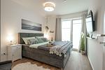 Bett - Ferienwohnung Hollywood Lounge Olpenitz - Top-Hundeurlaub