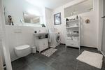 Badezimmer - Ferienwohnung Hollywood Lounge Olpenitz - Top-Hundeurlaub