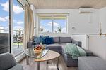 Wohnzimmer - Ferienhaus Möwennest Marina Wendtorf - Top-Hundeurlaub