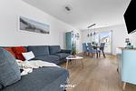Wohnzimmer - Ferienwohnung Pier 4t Olpenitz - Top-Hundeurlaub