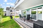 Terrasse - Ferienwohnung Pier 4t Olpenitz - Top-Hundeurlaub