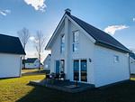 Fassade / Eingang - Ferienhaus Meerhaus Olpenitz - Top-Hundeurlaub