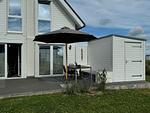 Terrasse - Ferienhaus Meerhaus Olpenitz - Top-Hundeurlaub