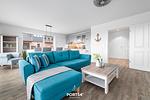 Wohnzimmer - Ferienwohnung Küste 1 Büsum - Top-Hundeurlaub