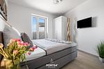 Schlafzimmer - Ferienwohnung Hafenglück Olpenitz Whg 3 - Top-Hundeurlaub