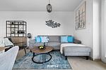 Wohnzimmer - Ferienwohnung Hafenglück Olpenitz Whg 3 - Top-Hundeurlaub