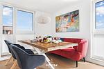 Wohnzimmer - Ferienwohnung Henrys Beachbude Olpenitz - Top-Hundeurlaub