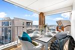 Terrasse - Ferienwohnung Henrys Beachbude Olpenitz - Top-Hundeurlaub