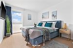 Schlafzimmer - Ferienwohnung Henrys Beachbude Olpenitz - Top-Hundeurlaub