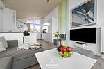 Wohnzimmer - Ferienhaus Marina Lounge Marina Wendtorf - Top-Hundeurlaub