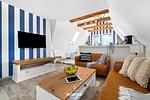 Wohnzimmer - Ferienwohnung Snorre Büsum - Top-Hundeurlaub
