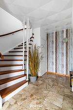Fassade / Eingang - Ferienwohnung Snorre Büsum - Top-Hundeurlaub